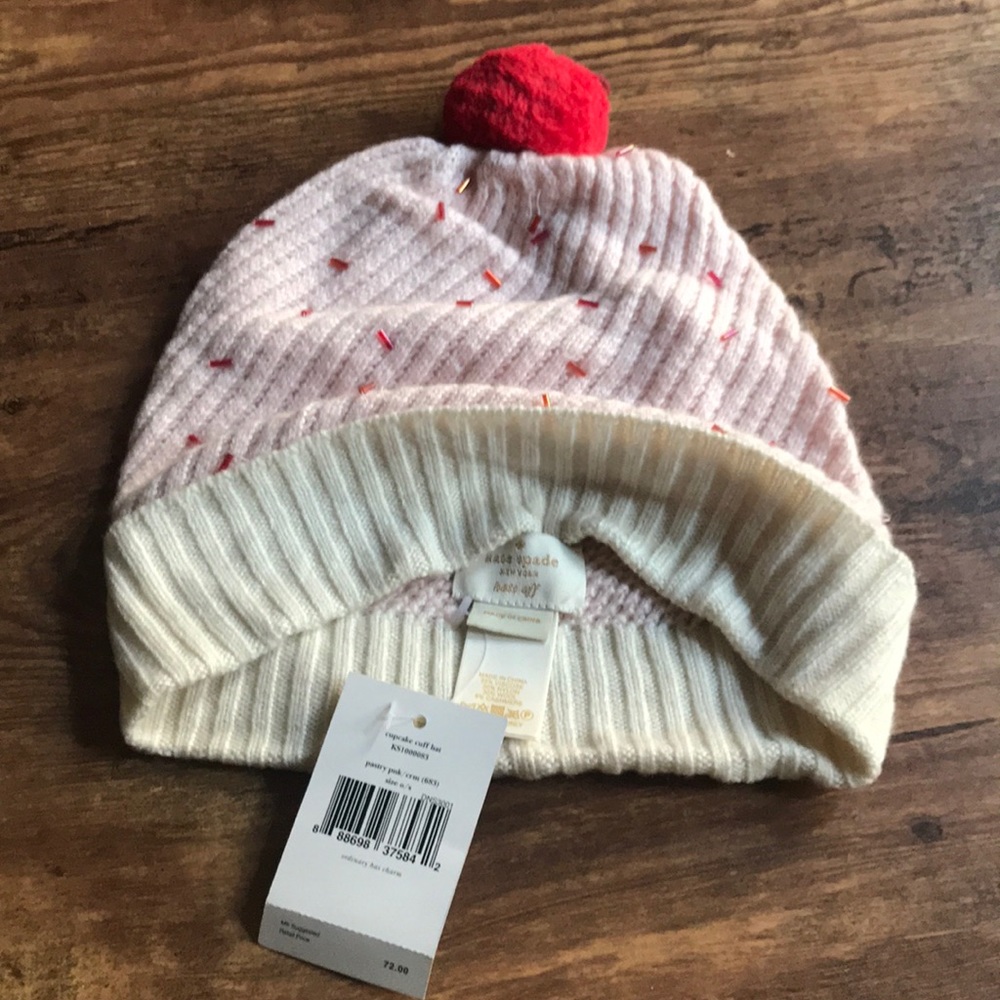 Kate Spade NWT Cupcake hat! Donating 12/6!!